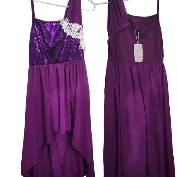 ODASDO Women Lyrical Dance Dress SZ L - Picture 1 of 8